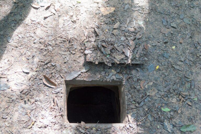 Visitor entrance to the Cu Chi Tunnels near Ho Chi Minh City