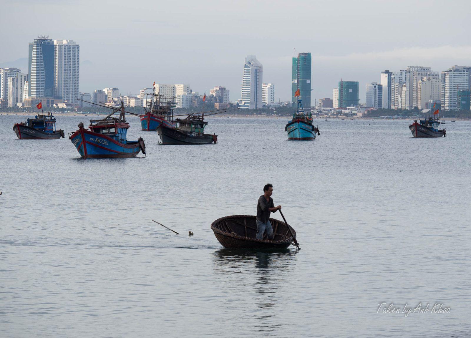 The skyline of Da Nang, Vietnam