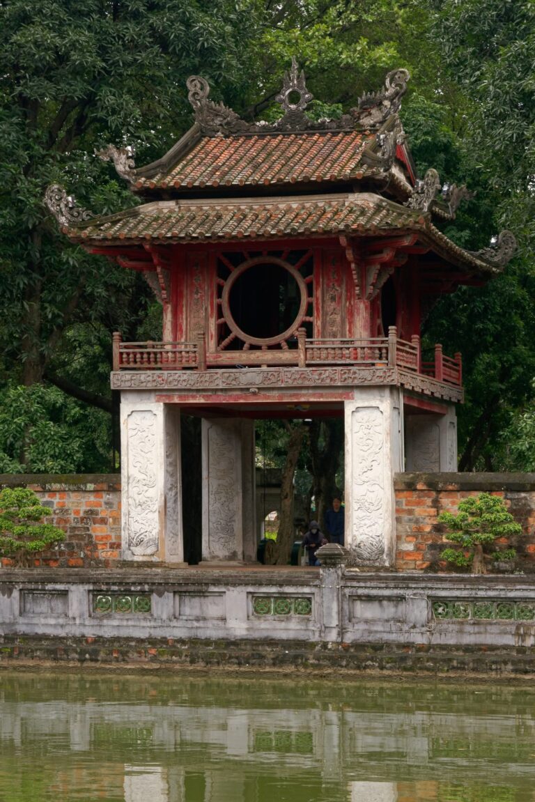 The Khue Van Cac pavilion at the Temple of Literature, Hanoi