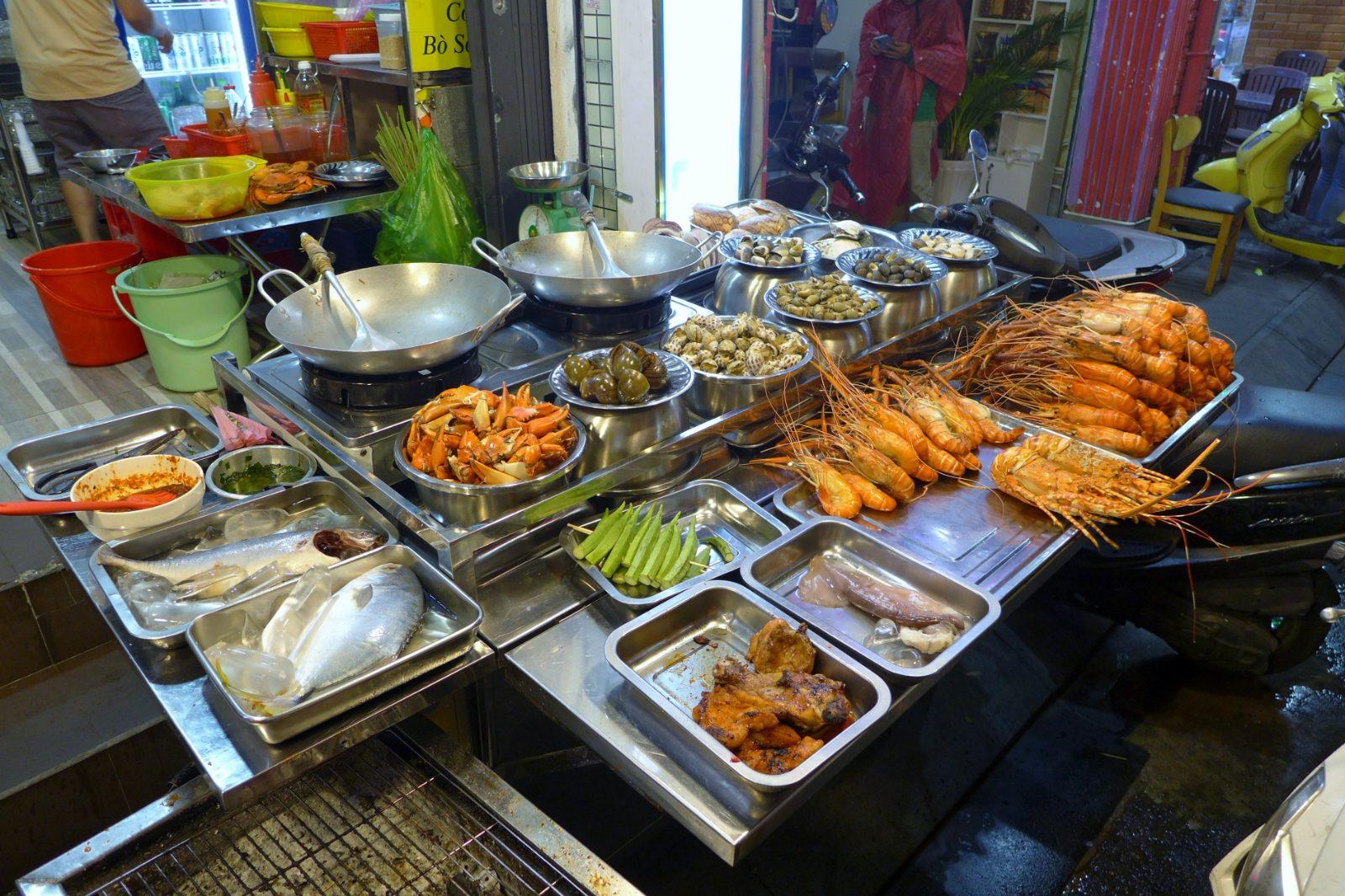 Crowds on Bui Vien Walking Street at night in Ho Chi Minh City