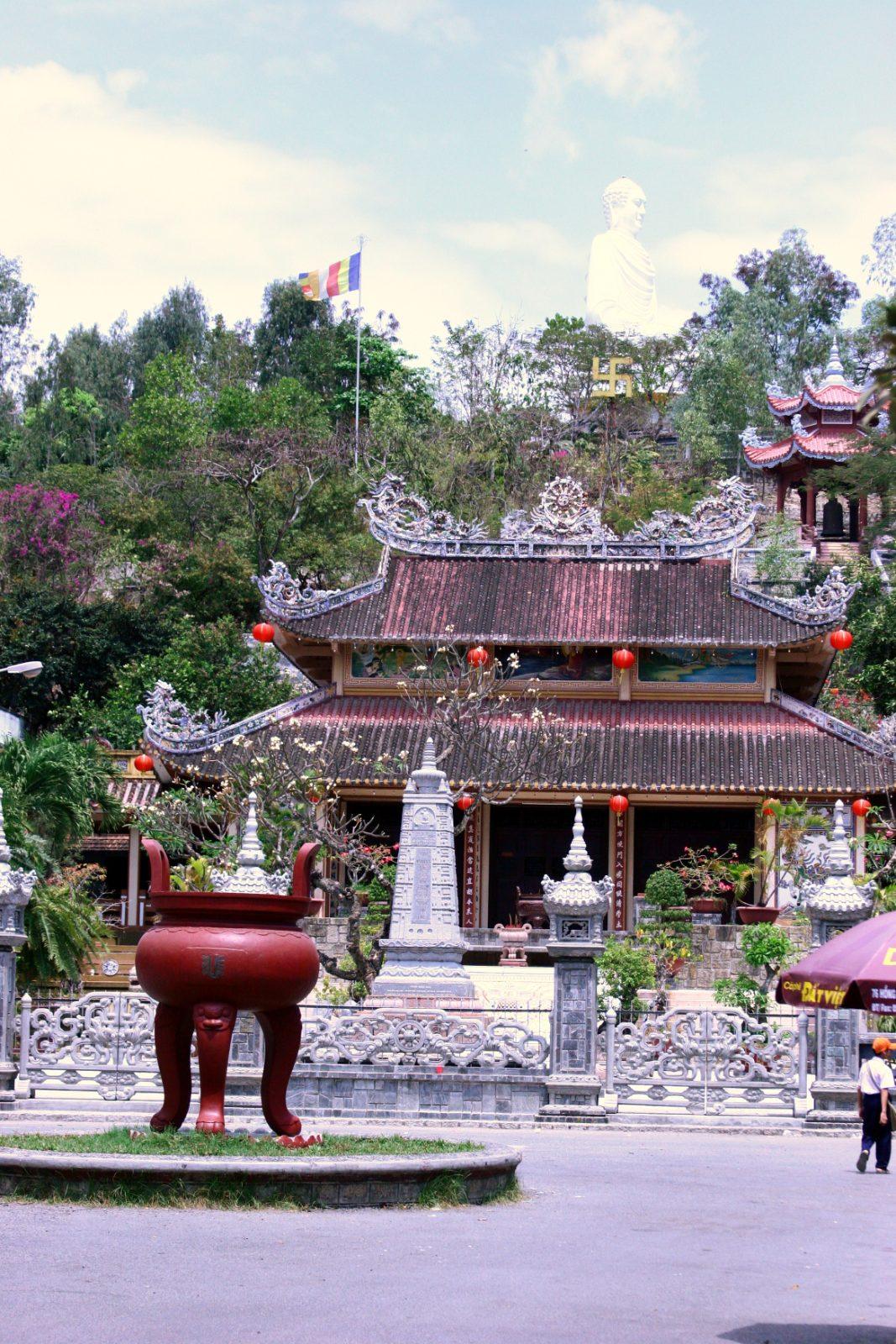 The Long Son Pagoda and Buddha statue in Nha Trang
