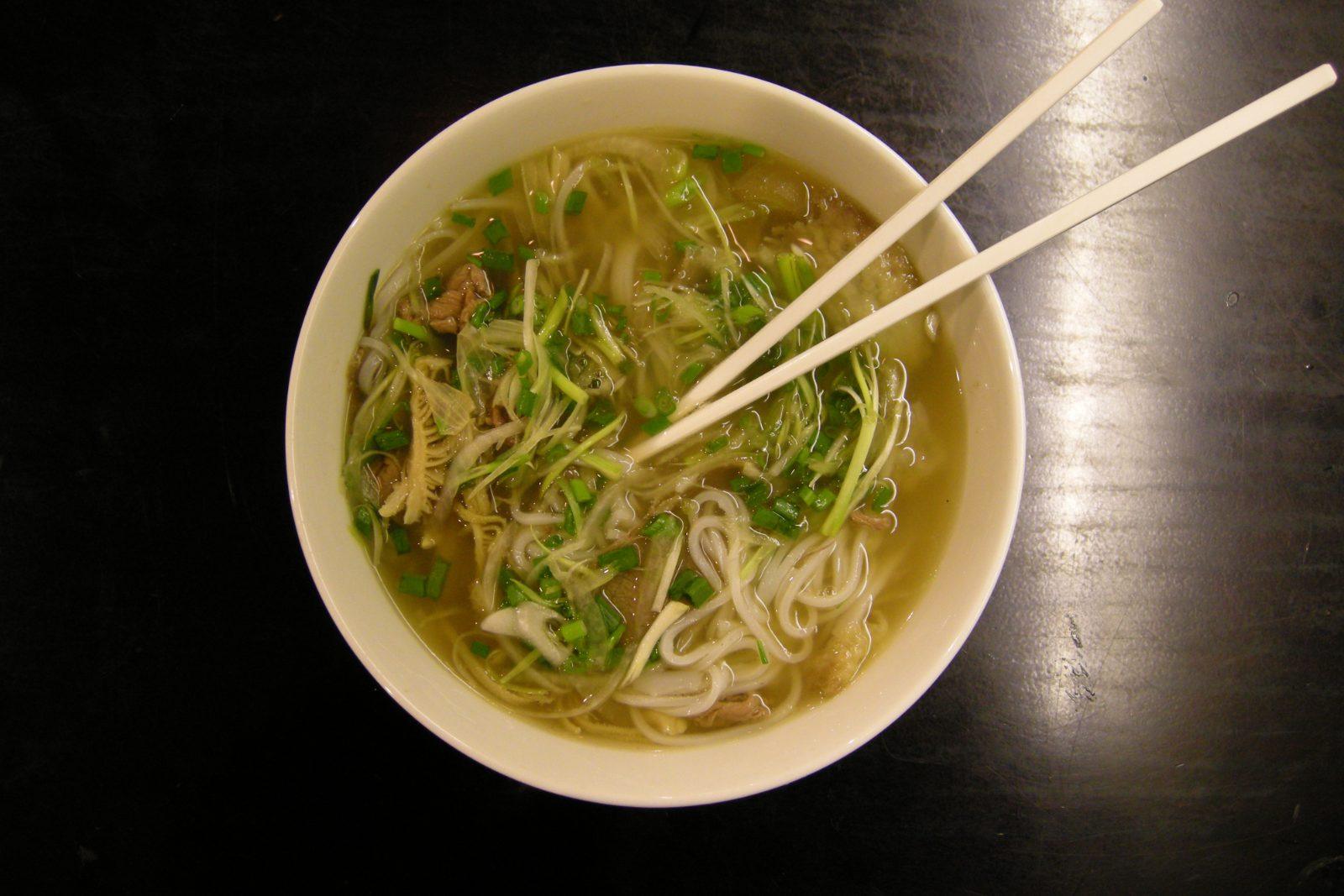 A bowl of Saigon-style pho in Ho Chi Minh City
