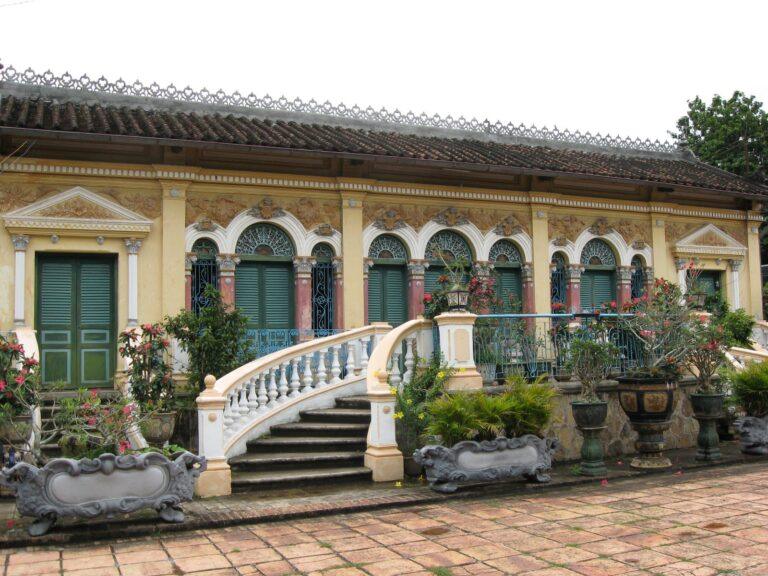 The French-colonial Binh Thuy Ancient House near Can Tho, Vietnam