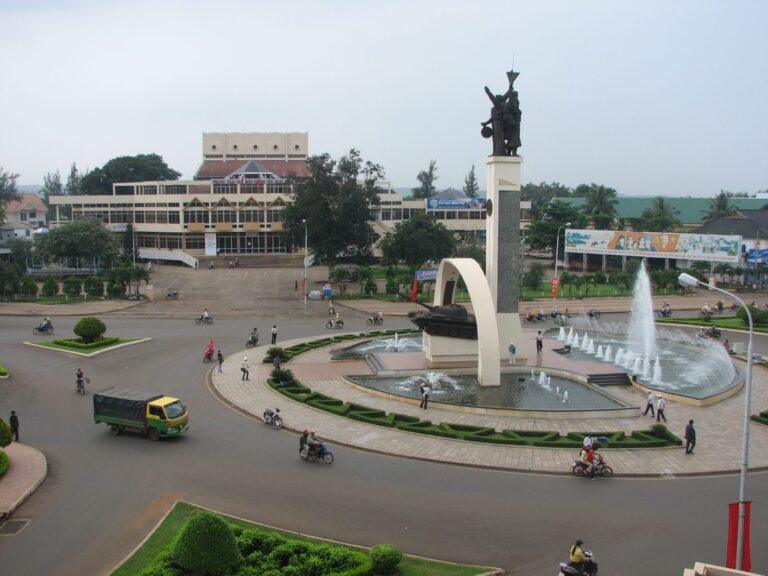 View of Buon Ma Thuot, capital of Dak Lak province in Vietnam Central Highlands