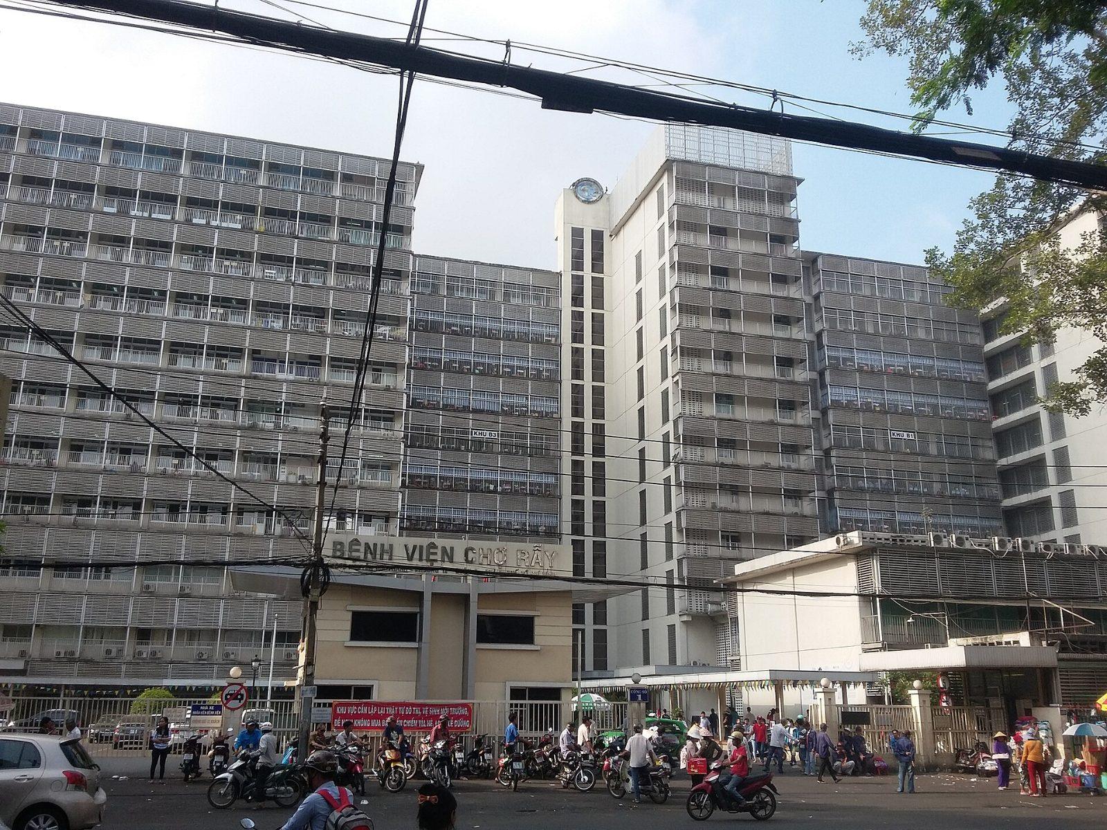 Cho Ray Hospital building exterior in Ho Chi Minh City