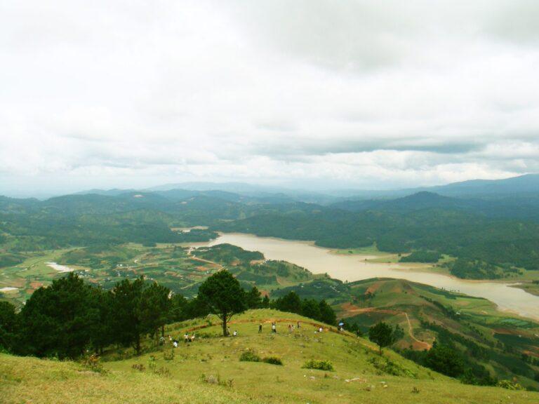 View of Langbiang Mountain near Da Lat, Vietnam