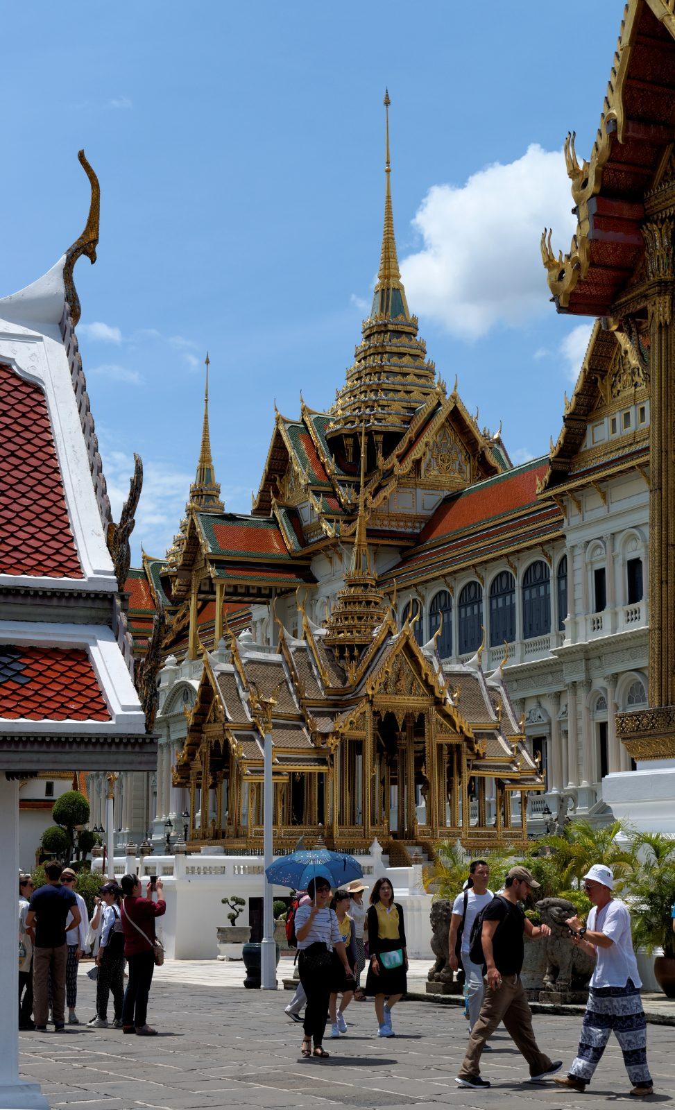 The Grand Palace complex in Bangkok, Thailand