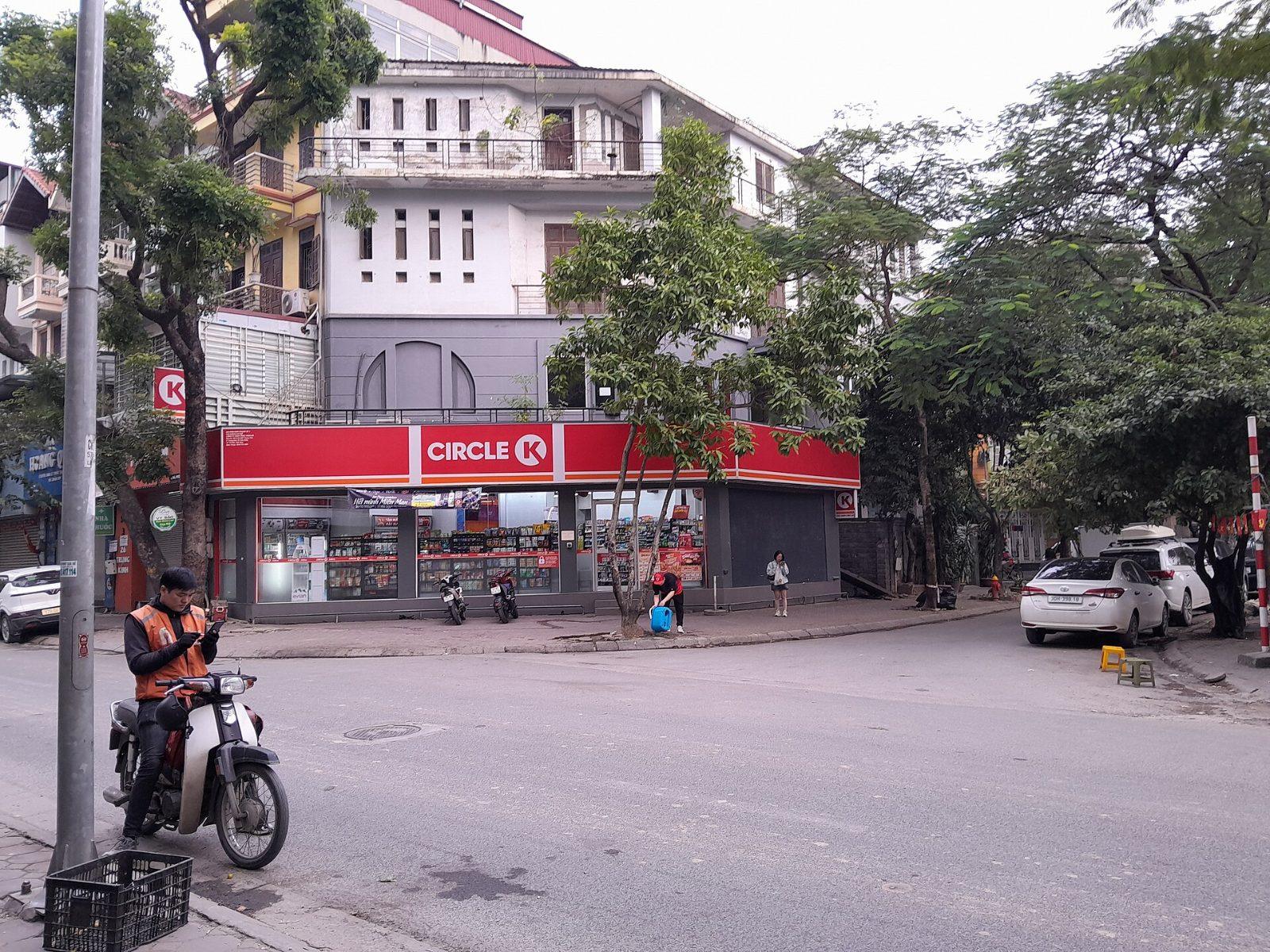 Circle K convenience store on a Hanoi street corner