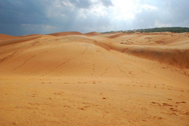 The Red Sand Dunes close to Mui Ne town, Vietnam