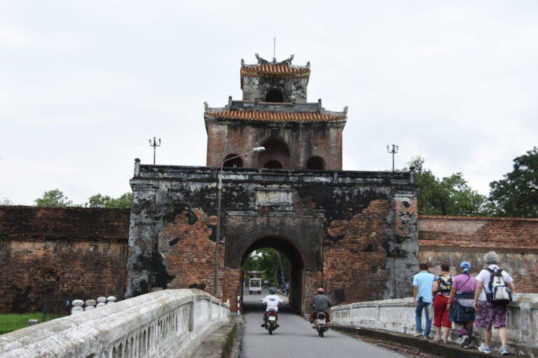 Ngo Mon Gate, the main entrance to the Hue Imperial City Citadel, Vietnam