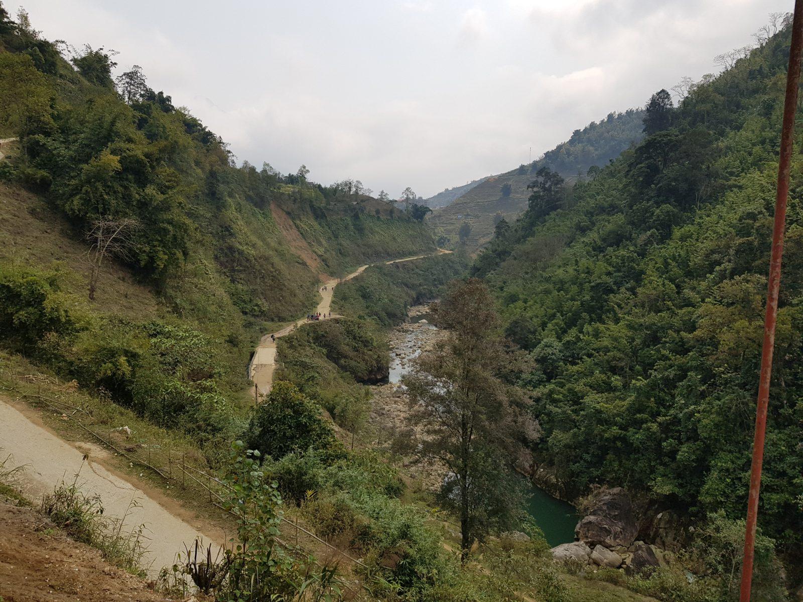The valley near Ta Van village, Sapa
