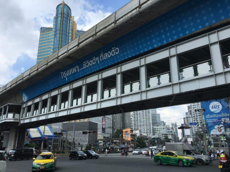 Sukhumvit Road, a major tourist and business district in Bangkok