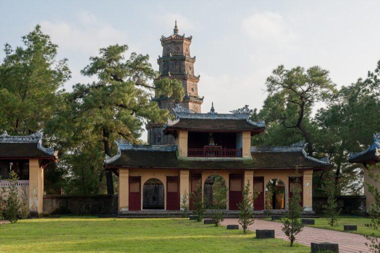 Thien Mu Pagoda in Hue, an iconic Buddhist temple in Vietnam