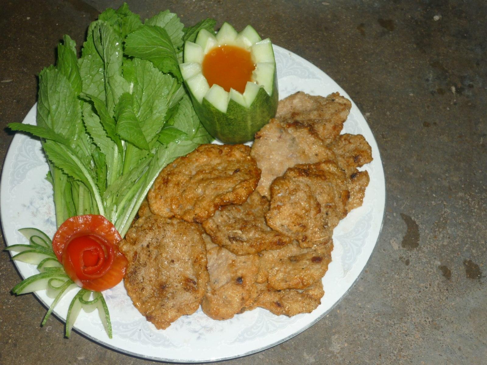 Fried Vietnamese fish cake, the base ingredient in dishes like bun cha ca