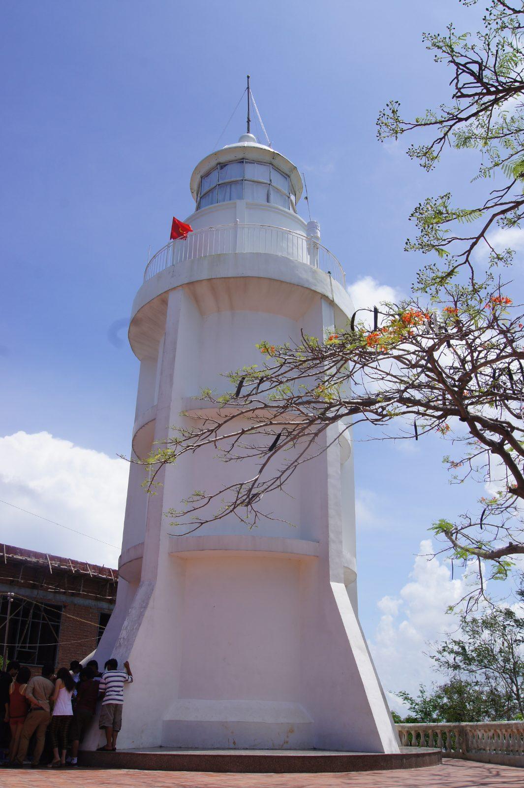 The historic lighthouse atop Small Mountain in Vung Tau