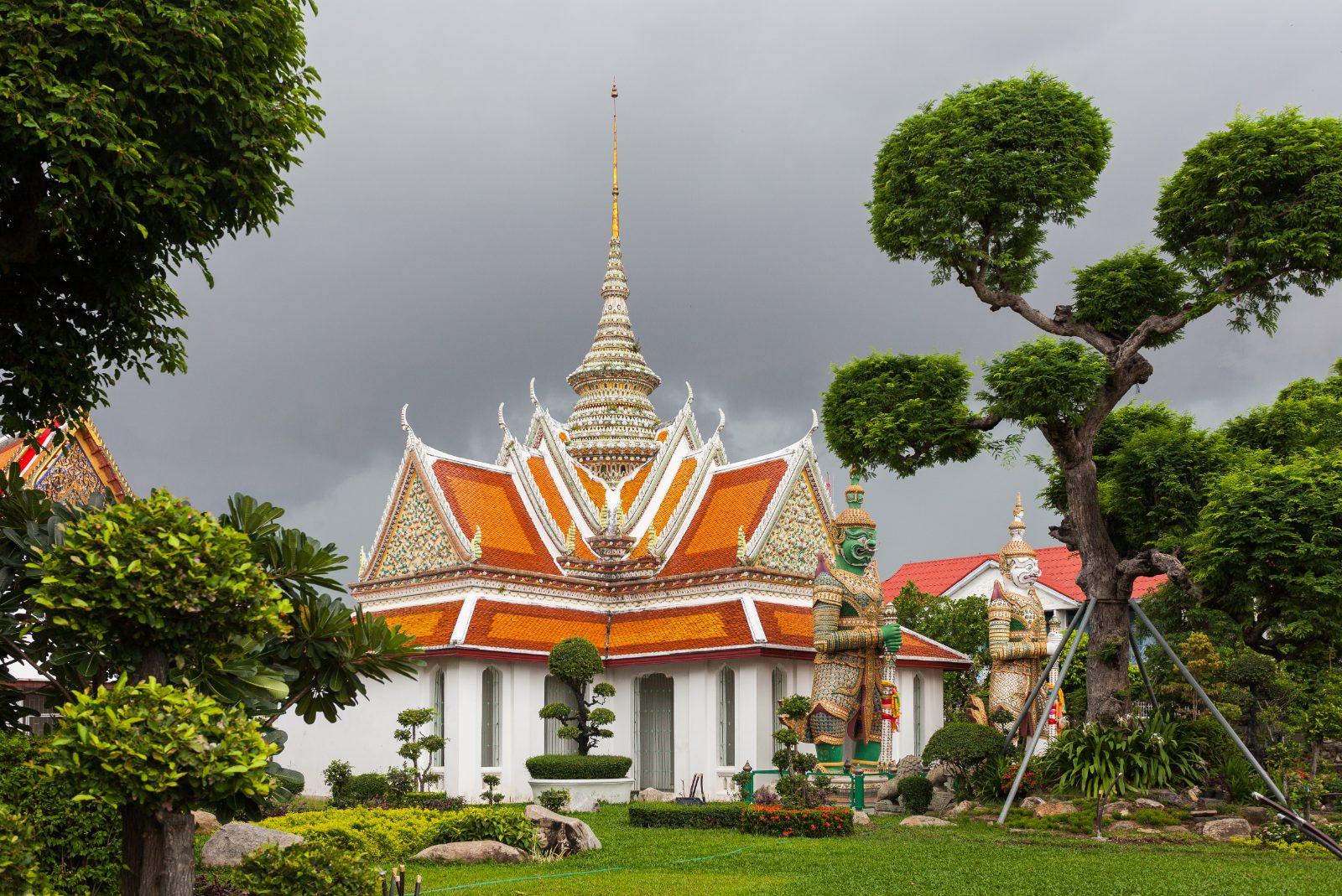 Wat Arun, the Temple of Dawn, on the Chao Phraya River in Bangkok