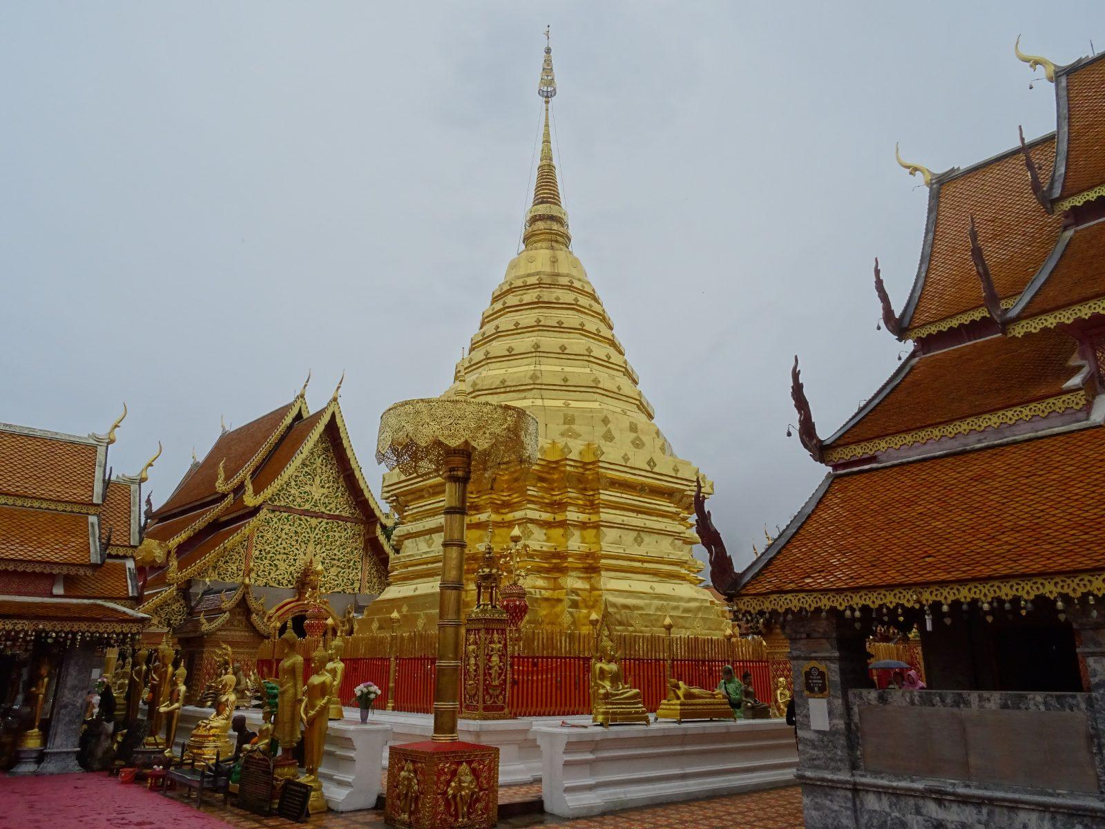 Wat Phra That Doi Suthep temple overlooking Chiang Mai